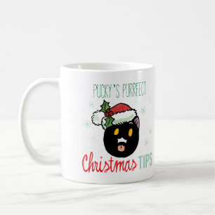 Pucky's Purrfect Christmas Tips Mug