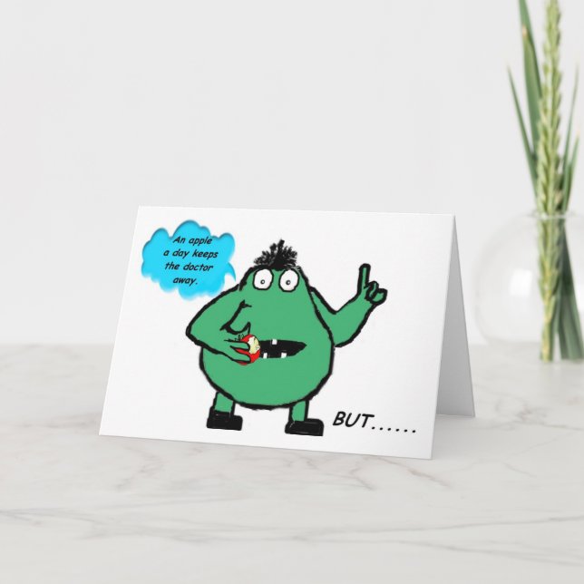 "Puddigan" Birthday Card. Card (Front)