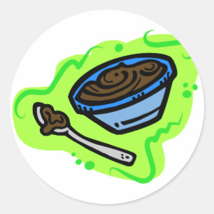 Pudding Classic Round Sticker