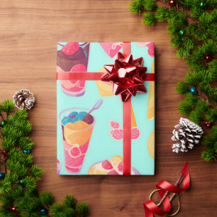 Pudding Mosaic Colourful Personalised Pattern Wrapping Paper