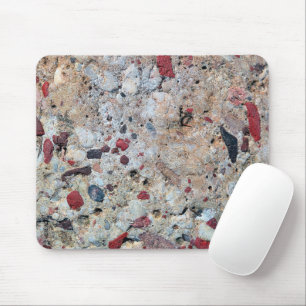 Pudding Stone Texture Mouse Mat