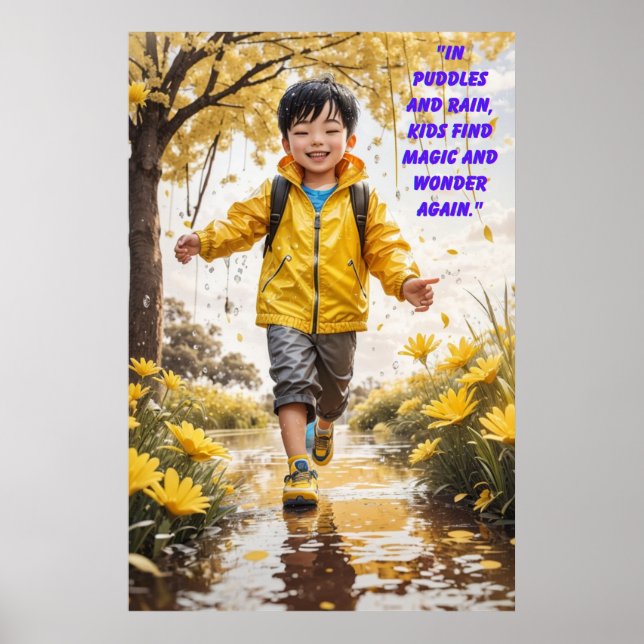 Puddles and Rain Poster (Front)
