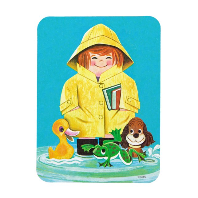 Puddles of Fun Magnet (Vertical)