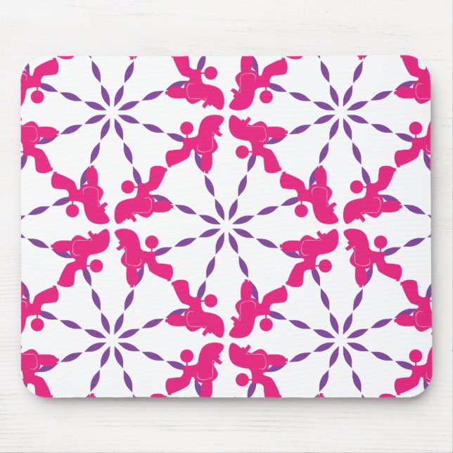 Pudelmuster Mouse Mat (Front)