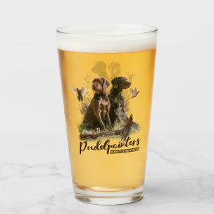 Pudelpointers, Hunting pheasant     Glass