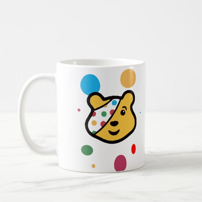 Pudsey Plush Spotty Day,Children In Need Coffee Mug (Left)
