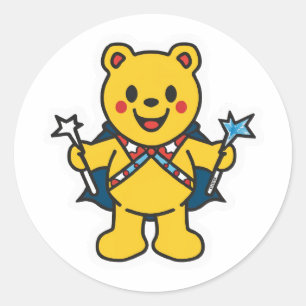 Pudsey, Pudsey Bear - Children in Need Classic Round Sticker