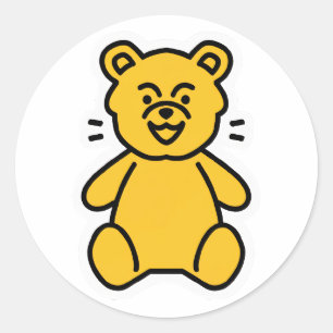 Pudsey, Pudsey Bear - Children in Need Classic Round Sticker