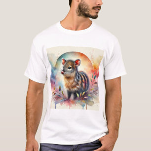 Pudu 081024AREF139 - Watercolor T-Shirt