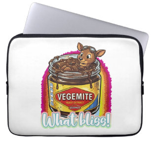 PUDU Soaking in Vegemite -What bliss- Laptop Sleeve