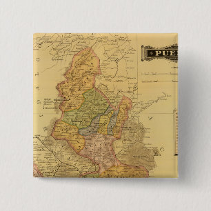 Puebla 15 Cm Square Badge
