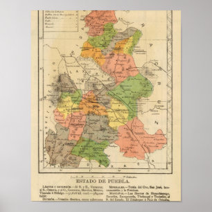 Puebla, Mexico Poster