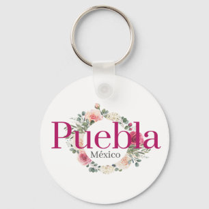 Puebla Mexico Travel Destination Bridesmaid Key Ring