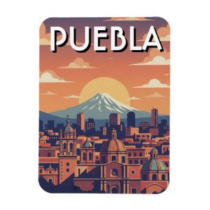 Puebla Mexico Travel Magnet