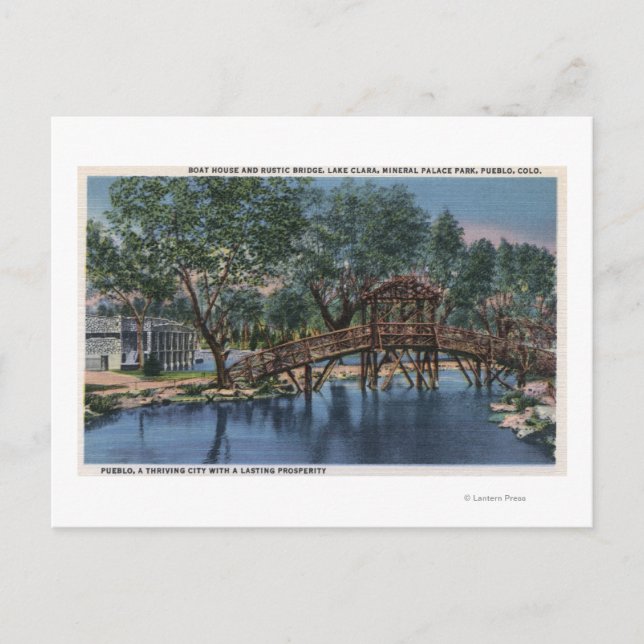 Pueblo, Colorado - Boat House & Rustic Postcard (Front)