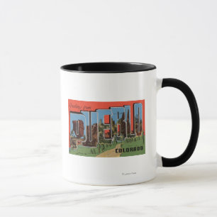 Pueblo, Colorado  - Large Letter Scenes Mug