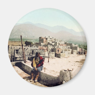 Pueblo de Taos New Mexico Magnet