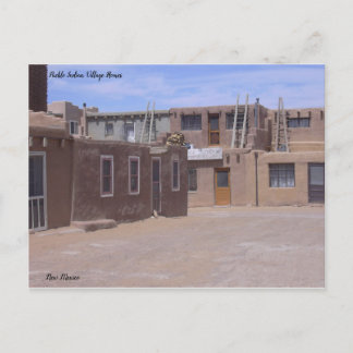 Pueblo Homes on the Mesa West of Albuquerque, NM Postcard