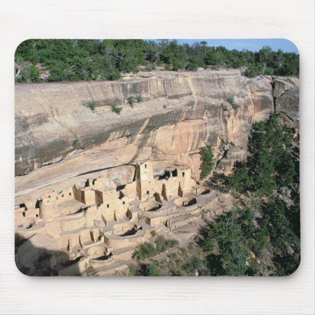 Pueblo Indian cliff dwellings Mouse Mat (Front)