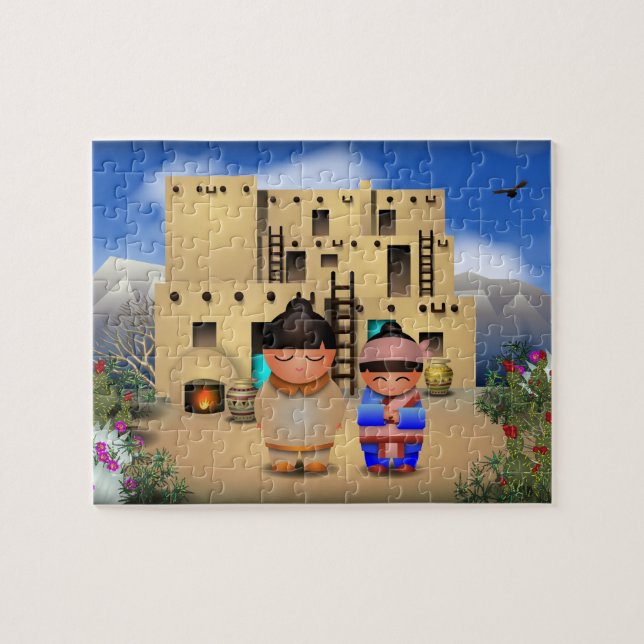 Pueblo Jigsaw Puzzle (Horizontal)