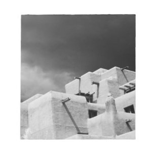 Pueblo style adobe Inn at Loretto, Santa Fe, New 2 Notepad