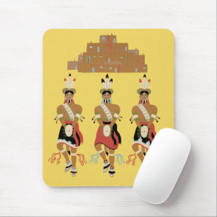 Pueblo Turtle Dancers Mousepad