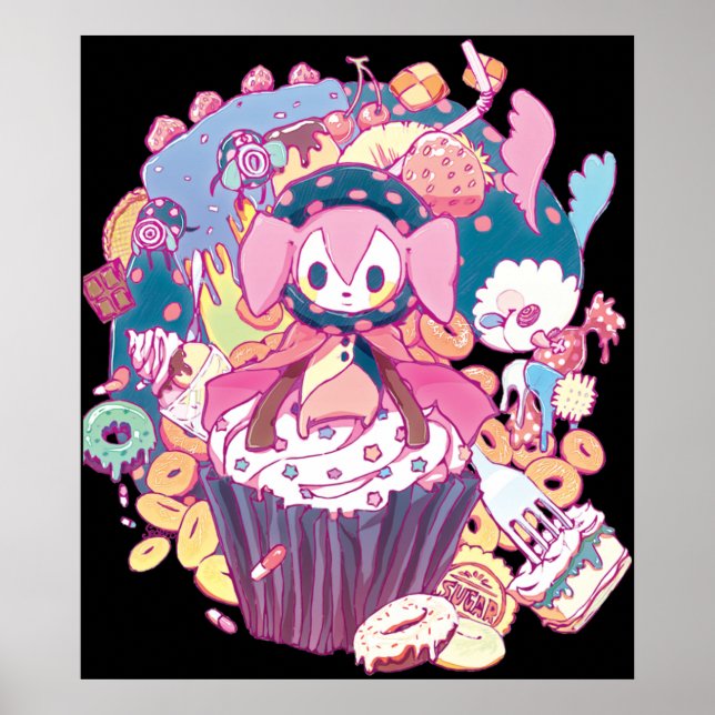 Puella Magi Magica Madoka - Charlotte and Friend Poster (Front)