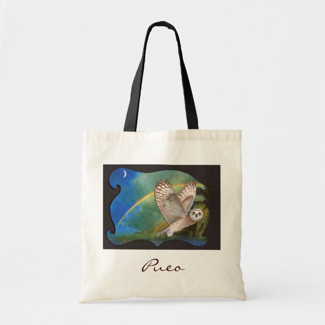 Pueo Tote Bag (Front)