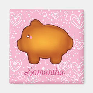 Puerquito De Piloncillo Pan Dulce Magnet