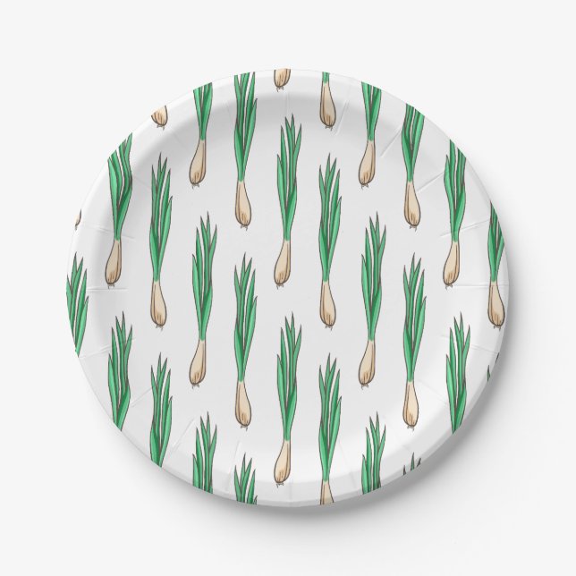 Puerro Paper Plate (Front)