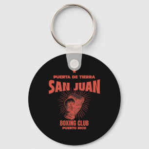 Puerta De Tierra San Juan Boxing Club Puerto Rico Key Ring