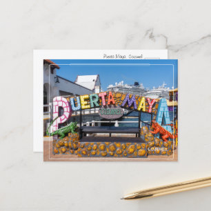 Puerta Maya Cozumel Postcard