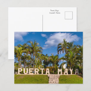 Puerta Maya Paradise Postcard