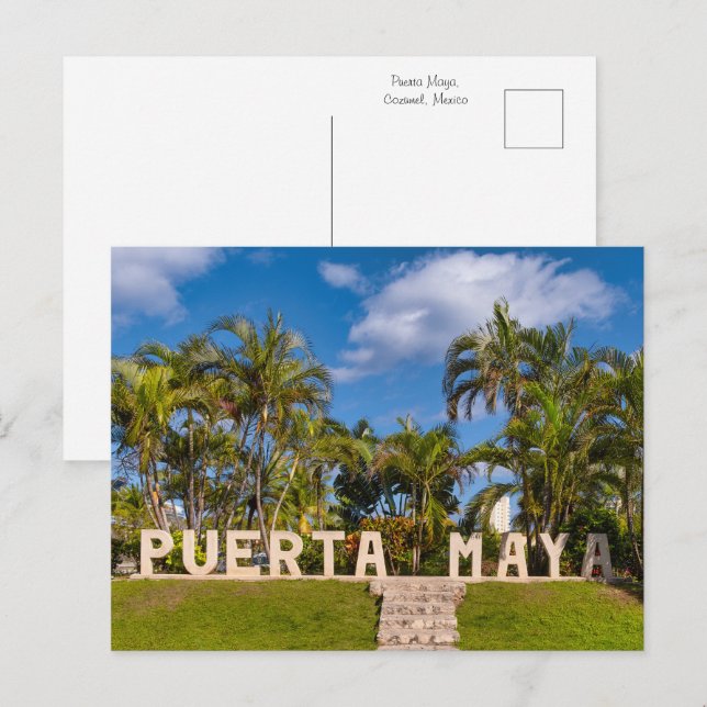 Puerta Maya Paradise Postcard (Front/Back)