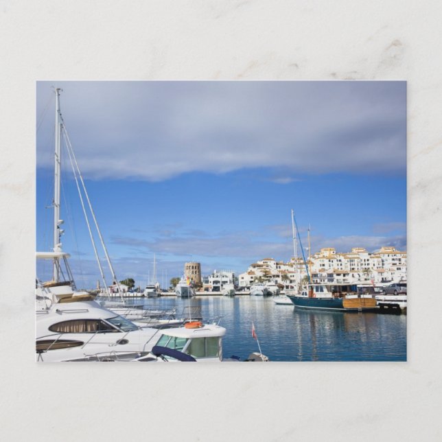 Puerto Banus in Spain Postcard (Front)