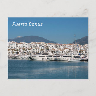 Puerto Banus Marina Postcard