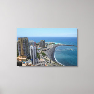 Puerto de la Cruz, Tenerife, Spain Canvas Print