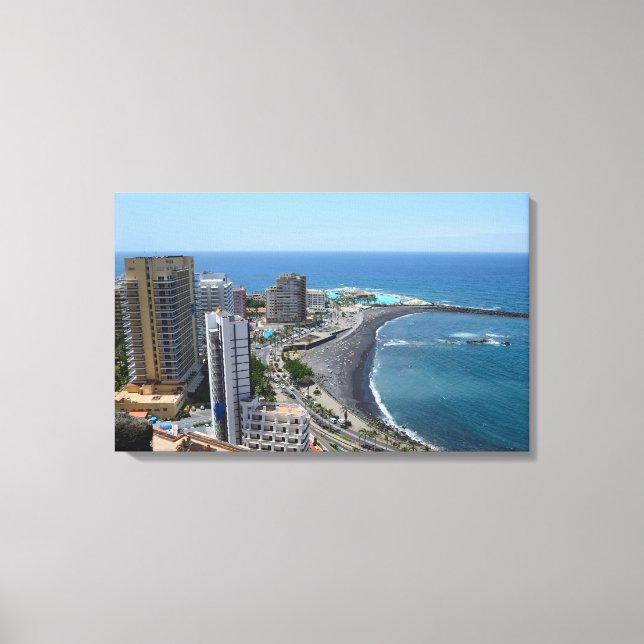 Puerto de la Cruz, Tenerife, Spain Canvas Print (Front)
