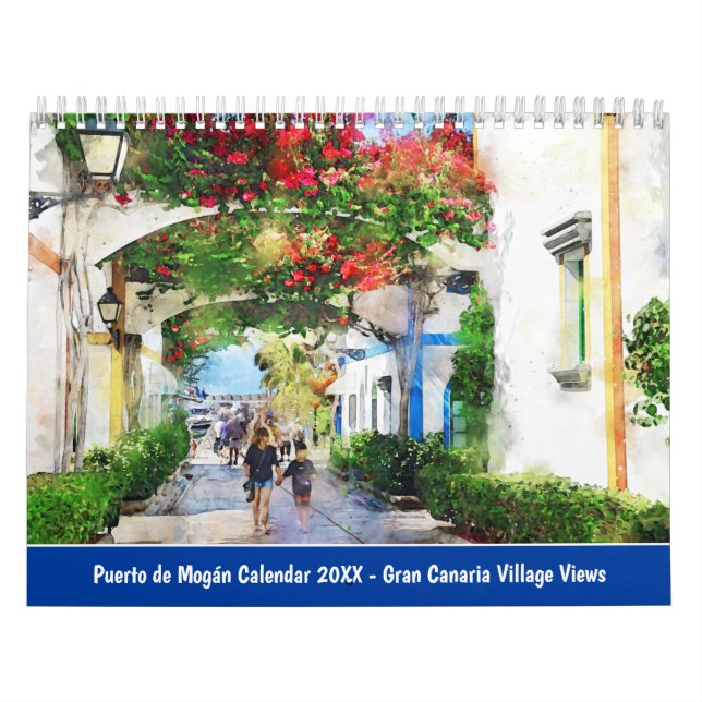 Puerto de Mogán Calendar 2026 – Gran Canaria Villa (Cover)
