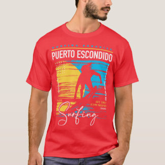 Puerto Escondido Vintage Surfing Surfers Paradise  T-Shirt