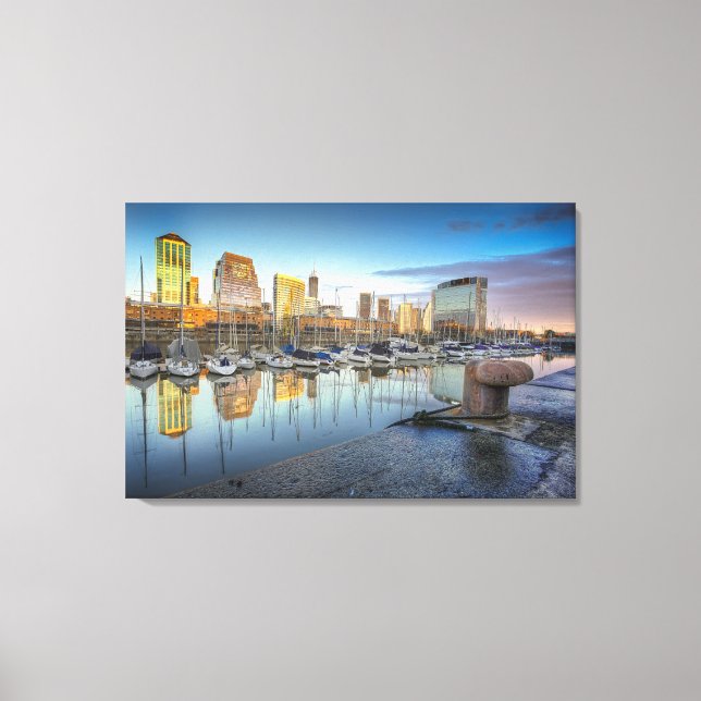 Puerto Madero Canvas Print (Front)