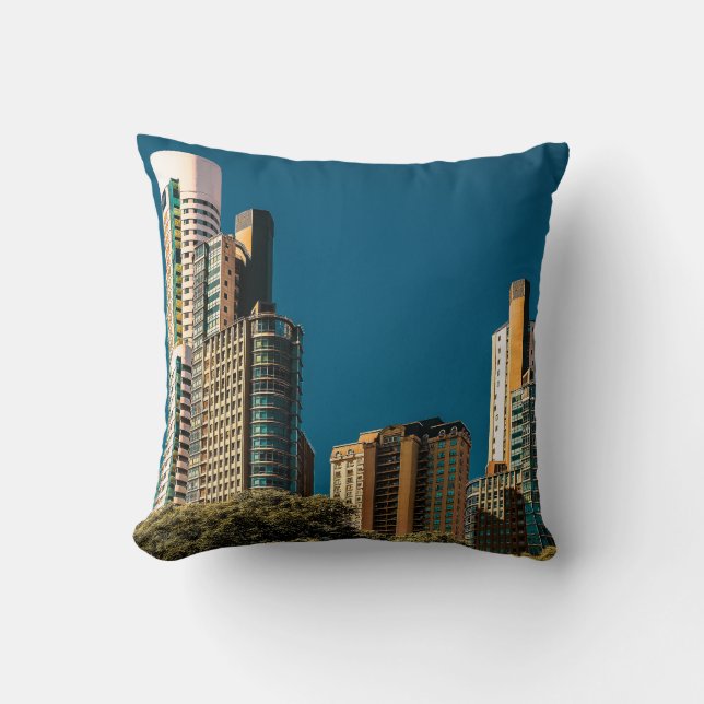 Puerto madero cityscape, buenos aires, argentina cushion (Front)