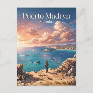 Puerto Madryn Argentina Postcard