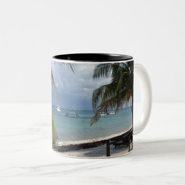 Puerto Morelos, Mexico Mug (Front Right)