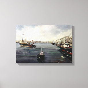 puerto/O Porto/The port Canvas Print