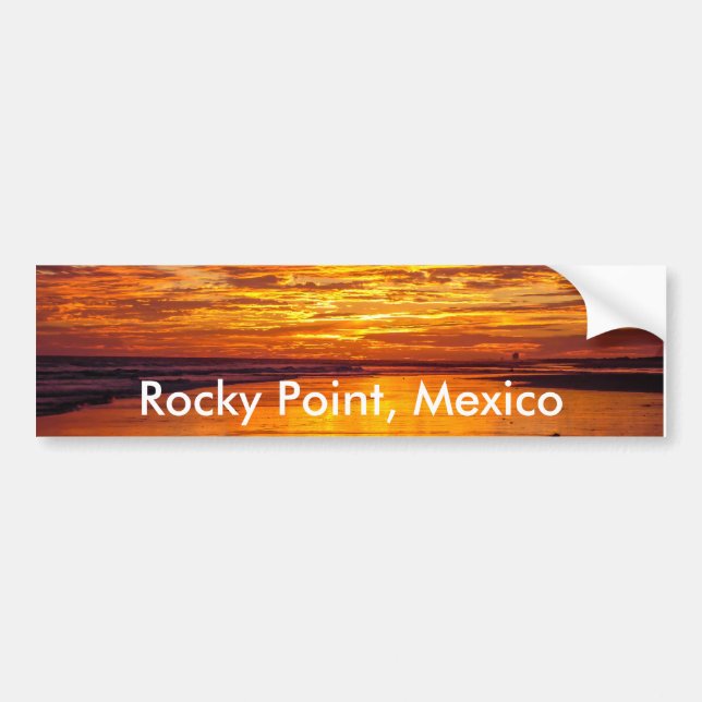 Puerto Peñasco aka Rock Point Mexico Bumper Sticker (Front)