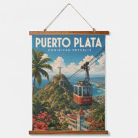 Puerto Plata Dominican Republic Vintage Travel Pos