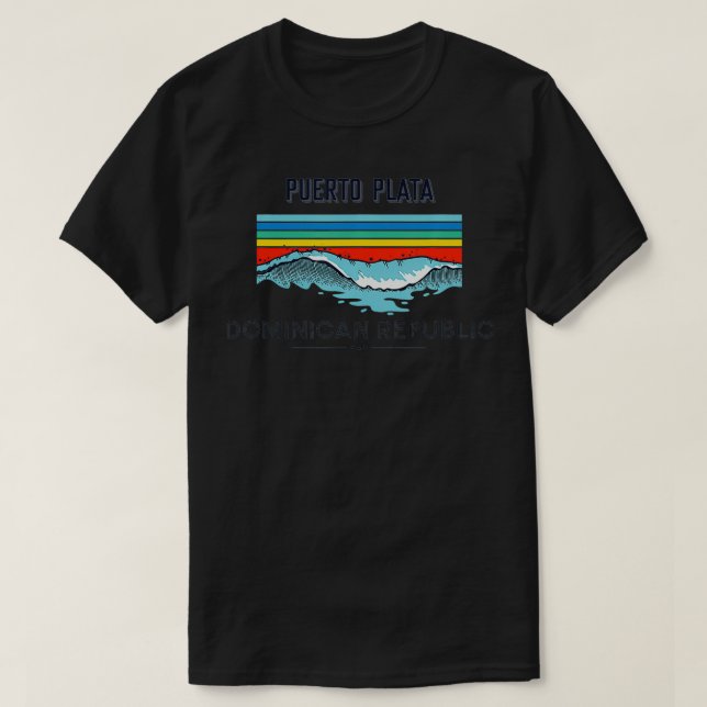 Puerto Plata Souvenir  Dominican Republic Reminder T-Shirt (Design Front)