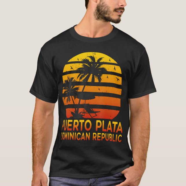 Puerto Plata Souvenir Dominican Republic Summer T-Shirt (Front)