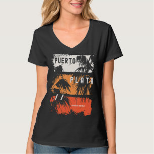 Puerto Plata Vacation Puerto Plata Souvenirs Domin T-Shirt